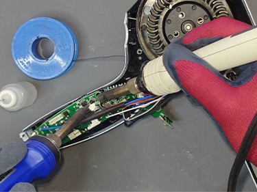 コンデンサの交換