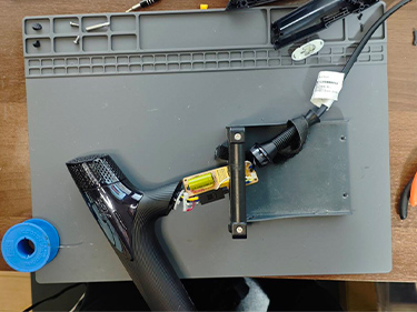 途中で止まる症状(接点不良)の修理